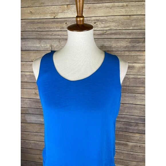 Rebecca Taylor Size 4 Layered Blouse Blue - Picture 2 of 11